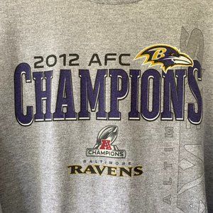 Vintage Ravens 2012 AFC Champs T-Shirt Size XL